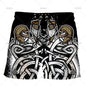 Harajuku Short Pants For Men Personality Street Vinking 3d Print Beach Shorts Holiday Casual Hawaii Beachwear Pockets Gym Trunks