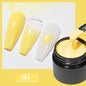 BOZLIN 5ML Color Solid Nail Gel Colorful Painting Nail Art Varnish Semi Permanent Solid Polish UV Nail Gel Top Coat Manicure