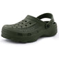 Shevalues Fashion Men Clogs Slippers Casual Hole Beach Sandals Outdoor Men Garden Shoes Summer Soft Sandals Home Bathroom Slides