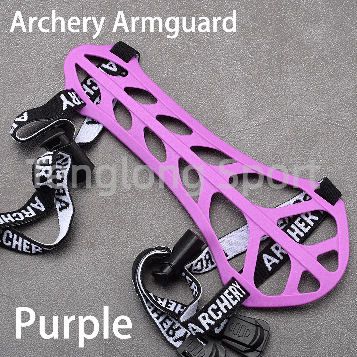 6.5in Archery Arm Guard Hard Plastic Arm Protection Forearm Safe Adjustable For Traditional Recurve Bow Sports Equipment 1pcs