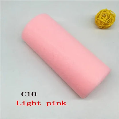 Tulle Roll Width15cm 25Yards Wedding Decoration Roll Spool DIY Fabric Decorative Crafts Christmas Kids Queen Skirts