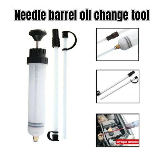 Car OilFluid Extractor Filling Oil Change Syringe Bottle Transfer Automotive Fuel Extraction Pump Hand Tool Oil Extractor Pump