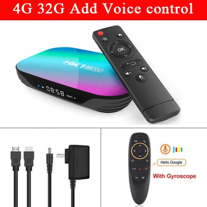 HK1 BOX Smart TV BOX Amlogic S905X3 Android 9.0 1000M 4GB 64GB 128GB 2.4G&5G Dual Wifi 3D BT 8K 4K Media Player Set Top Box