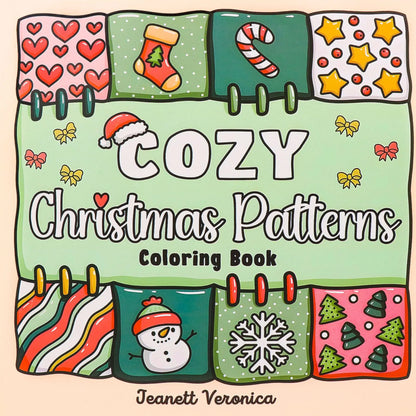 Cartoon Coloring Book For Adults And Teens Featuring Adorable Creatures for Christmas Gifts To Relax In A Cozy Hygge Moment