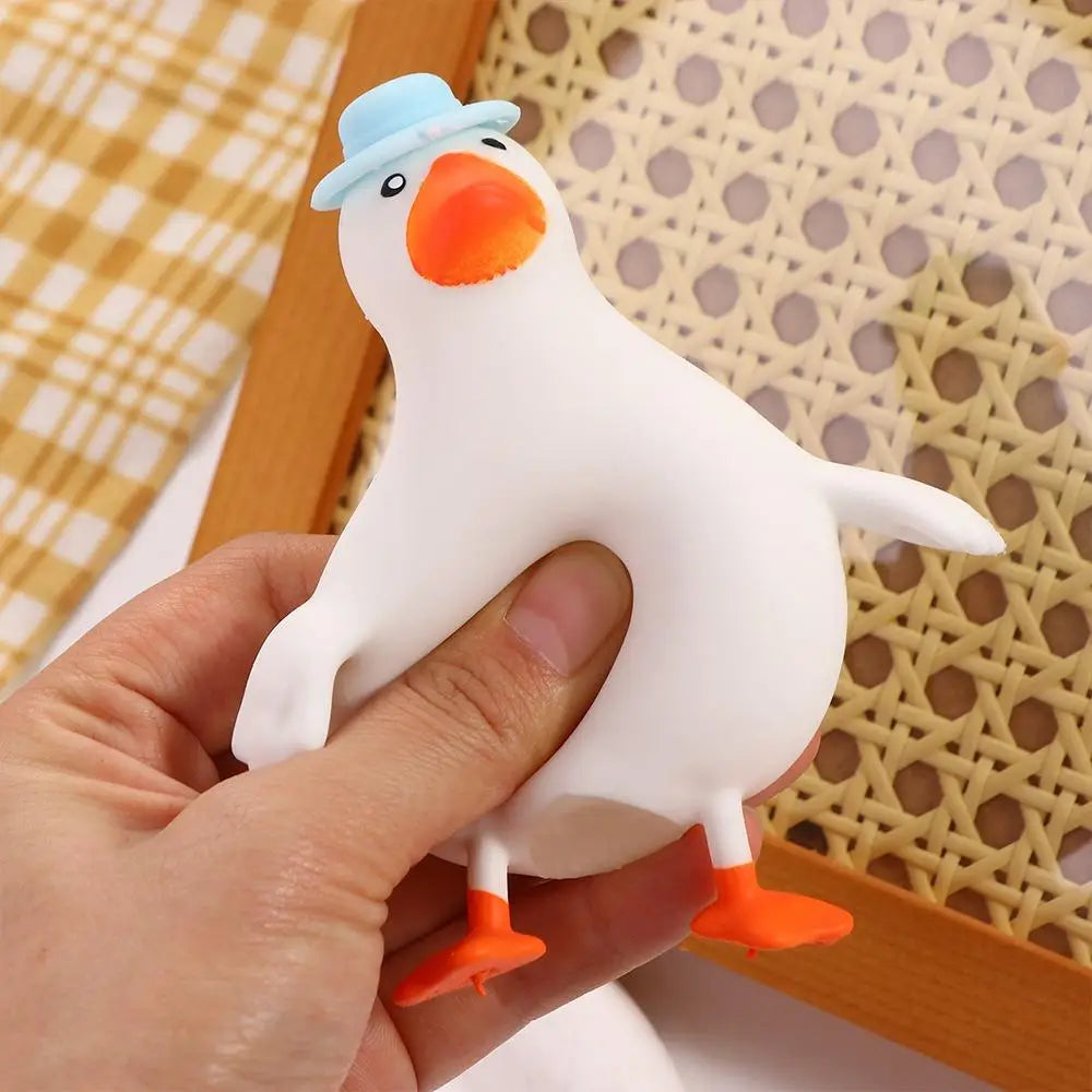 New Duck Stress Relief Squishy Toy Slow Rising Squeeze Antistress Ball Cartoon Home Decor Squishy Stress Reliever Sensory Toys