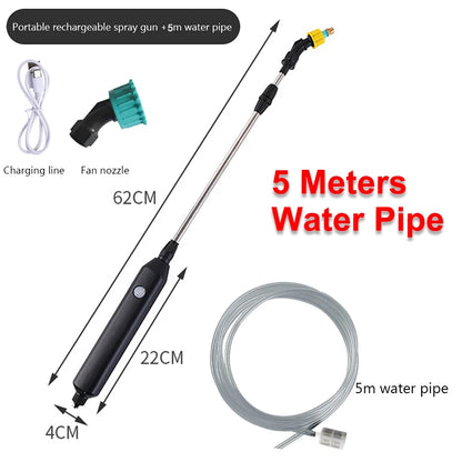 1L/2L Cordless Electric Garden Sprayer Watering Can 2000mA USB Rechargable Automatic Atomizer Plant Mister Spray Bottle