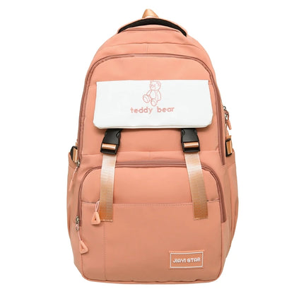 Backpack Large Capacity Male And Female Students New Fashion Korean Version Of Leisure Travel.