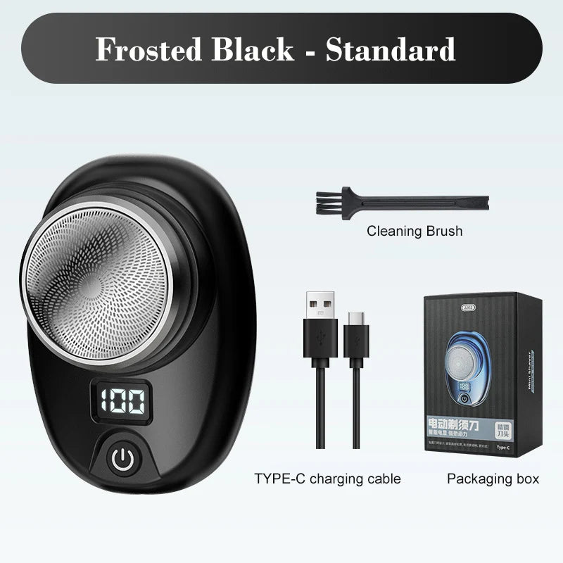Mini Electric Travel Shaver For Men Pocket Size Washable Rechargeable Portable Painless Cordless Trimmer Knive Face Beard Razor