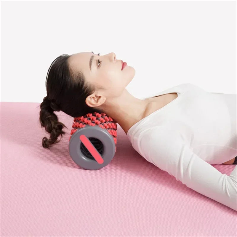 Telescopic Roller Yoga Column Foam Pilates Column Fitness Muscle Relaxer Roller Leg Fascia Yoga Massage Roller Home Gym