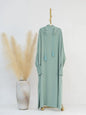 Ramadan Niqab Khimar Muslim Abaya Damen Dubai Turkey Islam Prayer Clothes Women Jilbab Modest Dress Kaftan Robe Femme Musulmane