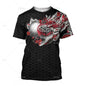 Japanese Harajuku Printed T Shirt For Men Fashion Samurai Mask Graphic T shirts Summer Leisure O-neck Pullover Oversized Topsy2k