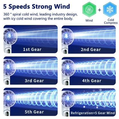 Portable Handheld Turbo Fan Folding Mini Portable Hand Fan USB Rechargeable 4000mAh Battery Electric Cooling Fan Mini Fan Cooler