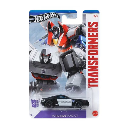 Hot Wheels Cars Transformers GDG83-9C7G FORD MUSTANG GT BUGATTI VEYRON Diecast Vehicle Model Cars Toys Boys Gift