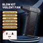 Violent Fan 400000RPM Powerful Air Blower Vacuum Dust Cleaner Type-C Charging Strong Winds Brushless Turbo Jet Blower 2025 New