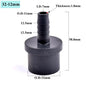 O.D 32/40/50/63-14/20/30/40/50/60mm Big Size UPVC Pagoda Connector Garden Irrigation Pipe Soft Hose Adapter Joint Accessories