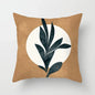 45*45cm simple plant print pattern cushion cover home decoration living room sofa chair pillow cover