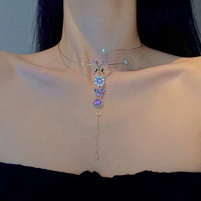 2023 New Fashion Trend Light Luxury Elegant Delicate Pearl Double Layer Heart Necklace Ladies High Jewelry Party Gifts Wholesale