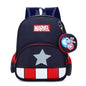 Anime Marvel Backpack Anime Figure Spider Man Iron Man Shoulder Bag Travel Schoolbag for Children Super Heroes Pupil School Bags