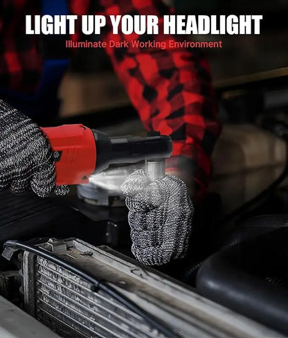 [No battery] Cordless Ratchet Set for 18V Batteries, 60 ft-lbs 400 RPM Variable Speed Trigger Electric Ratchet