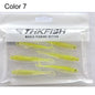 5pcs/6pcs Fishing Soft Bait 75mm100mm Shad Silicone Fishing Soft Lures Artificial Baits Swimbaits Bass Fishing Accessories