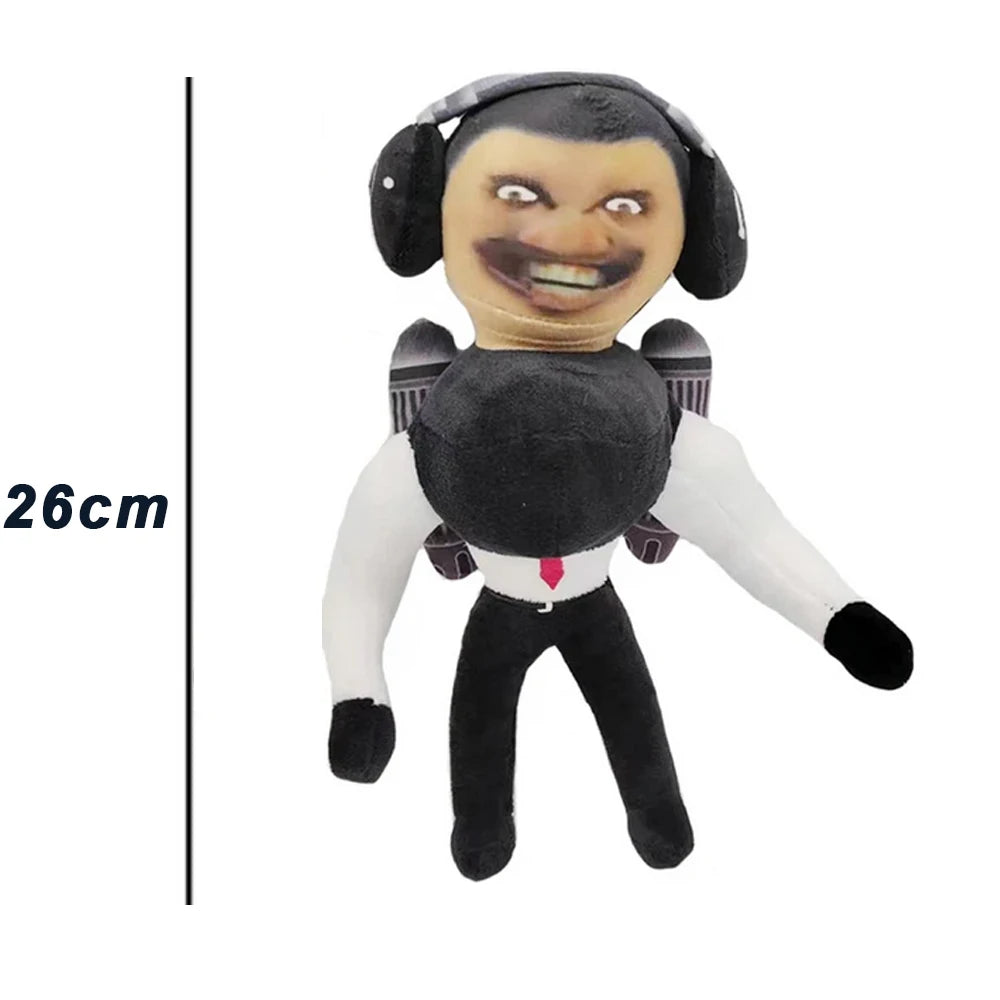 68style Skibidi Toilet Plush Stuffed Doll Toys Collectible Gifts for Kids Fans Adults Birthday Bosses Funny Anime Game F