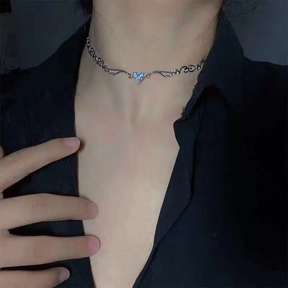 2023 New Fashion Trend Light Luxury Elegant Delicate Pearl Double Layer Heart Necklace Ladies High Jewelry Party Gifts Wholesale