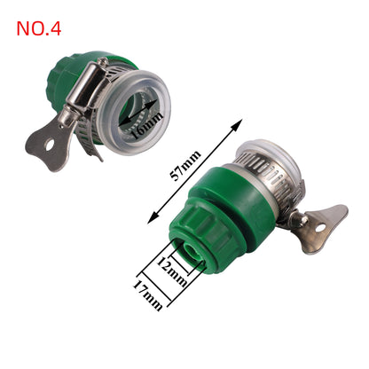 Durable Universal Water Faucet Adapter Plastic Hose Fitting Hose Irrigation Garden Suit For 13-24mm OD Tap