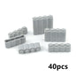 DIY Wall Bricks 1x4 1x3 1x2 Dots Thick Building Block Educational Creative House Contruction Toys Compatible With 15533 For Kids