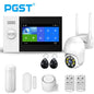PGST PG-107 Tuya Wireless Home WIFI GSM Home Security With Motion Detector Sensor Burglar Alarm System APP Control Support Alexa