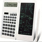 The scientific calculator and notepad desk three-in-one folding function calculator supports solar energy and button batteries