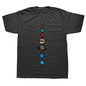 Funny Solar Systems Diagram Astronomy Lover Astronomer Space T Shirts Graphic Streetwear Short Sleeve Birthday Gifts T-shirt