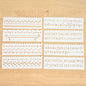 8Pcs/Set  Alphabet Letters DIY Layering Stencils Painting Scrapbook Coloring Embossing Album Decorative Card Template