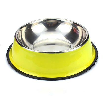 200-1600ml Stainless Steel Dogs Bowl Cats Non Slip Food Drinking Water Eating Container Dish Puppy Kitten Feeder Pet Supplies