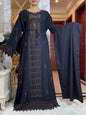 2024 Fashion Diamonds Hollow design Abaya Ramadan Eid Closed Long Abaya Dubai Women Muslim Dress Modest Islamic Clothing