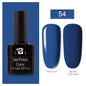 BOZLIN 5ML Color Solid Nail Gel Colorful Painting Nail Art Varnish Semi Permanent Solid Polish UV Nail Gel Top Coat Manicure