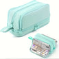 Large capacity stationery case, durable oxford cloth pencil case, portable organizer for school, office and university supplies