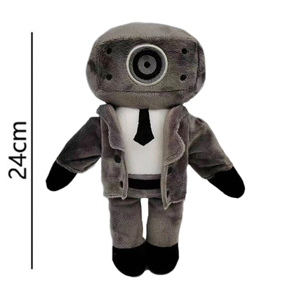 68style Skibidi Toilet Plush Stuffed Doll Toys Collectible Gifts for Kids Fans Adults Birthday Bosses Funny Anime Game F
