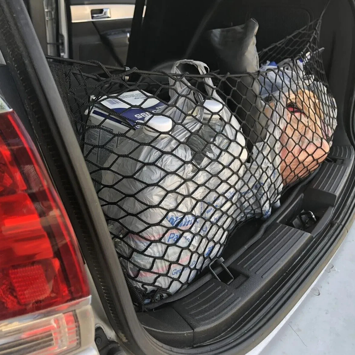 For Toyota RAV4 1995-2025 Car Rear Cargo Net Adjustable Stretch Elastic Storage Organization Net 1999 2001 2024
