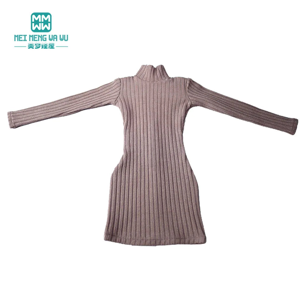 BJD Doll Clothes 60cm 1/3 SD DD Ball joint doll accessories Stylish turtleneck sweater dress girl gift