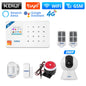 KERUI W184 Home Smart Security Alarm System WiFi 4G GSM Wireless Tuya Control App 1.7 Inch Color Screen Voice Prompt Host
