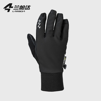 Lameda Men's Cycling Gloves Windproof Winter Gloves For Men Anti-slip Thermal Gloves Touch Screen Cycling Gloves