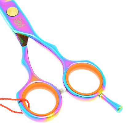 Meisha 5.5 inch Rainbow Hair Cutting Thinning Scissors Set Japanese Steel Hairdressing Shears Barber Salon Haircut Tools A0026A
