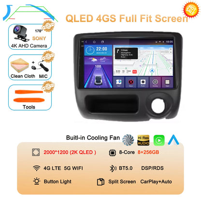 Android 14 For Toyota Vitz Yaris Echo 1999-2005 Carplay Auto Car Radio Multimedia Video Player Navigation GPS No 2Din 2 Din DVD
