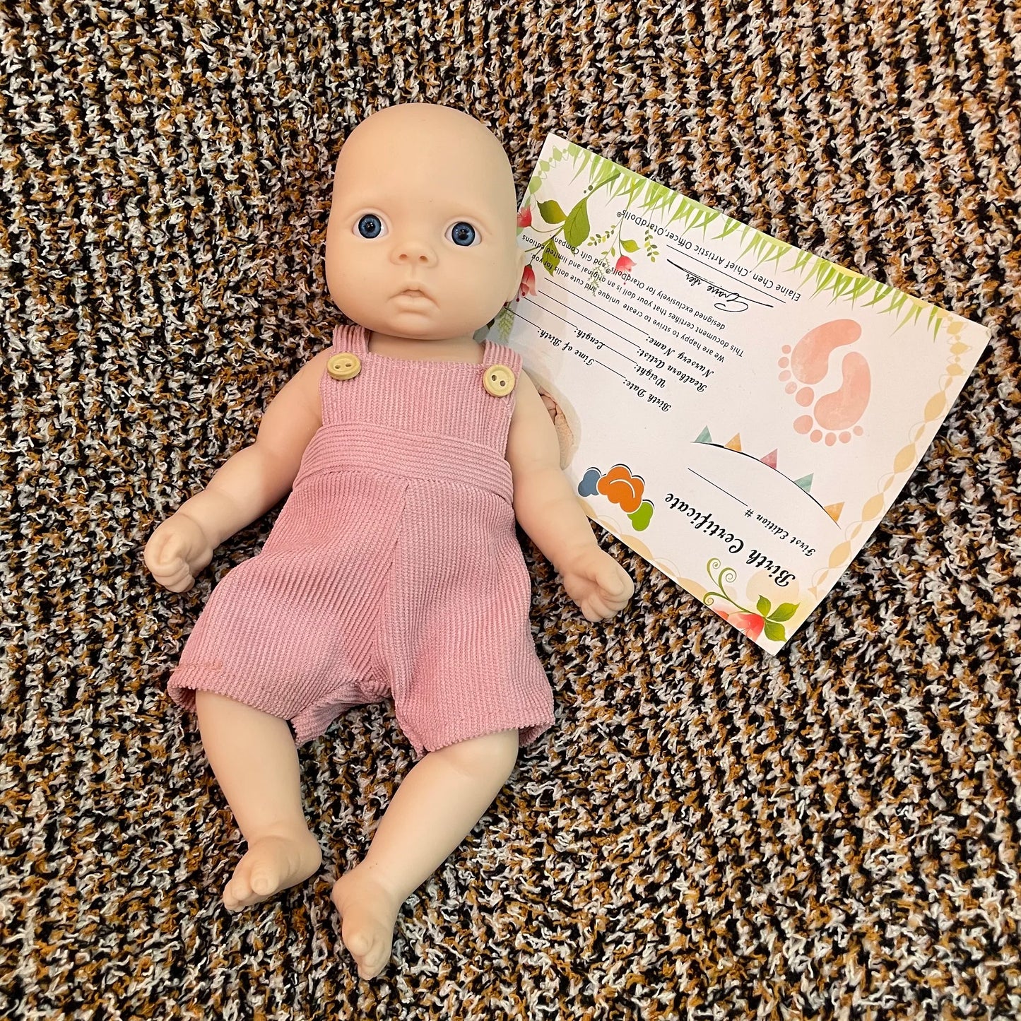 28CM Unpainted Silicone Girls Whole Body Soft Solid Silicone 8 Styles Newborn Baby Dolls Toys For Gifts Reborn Corpo De Silicone