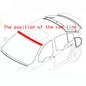 Applicable to BMW E60 E90 320I 325I 520I 523I 525I 528I 530I 540I front and rear windshield rubber strip outer pressure strip
