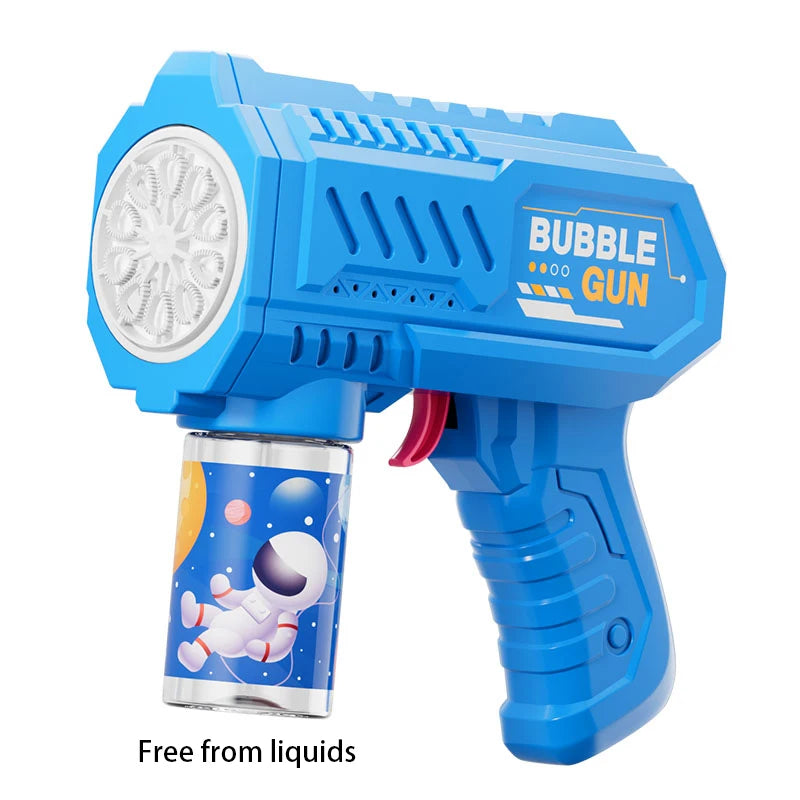New Fully automatic children's bubble machine luminous toy gift bubble gun bubble stick without battery without bubble water