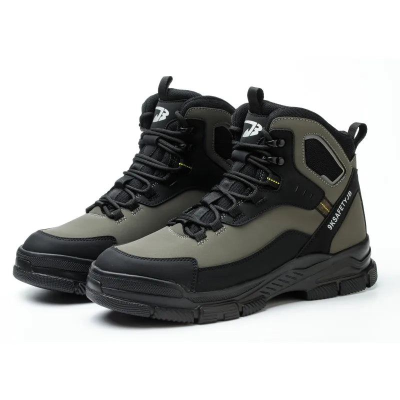 High Quality Safety Shoes Men Steel Wire Work Sneakers Indestructible Shoes Anti-smash Anti-puncture Breathable Work Shoes