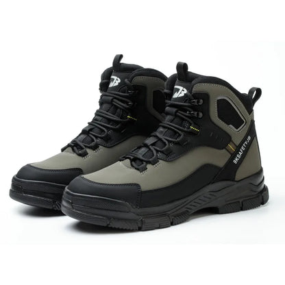 High Quality Safety Shoes Men Steel Wire Work Sneakers Indestructible Shoes Anti-smash Anti-puncture Breathable Work Shoes