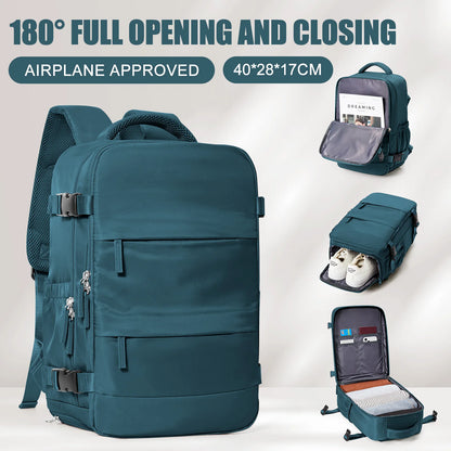 Women Men Hand Luggage Ryanair 40x20x25 Backpack Business Laptop Bag College Travel Backpack Waterproof Carry on Cabin Backpack
