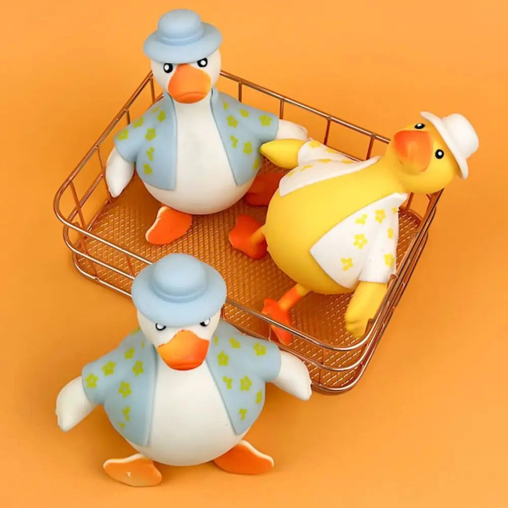 New Duck Stress Relief Squishy Toy Slow Rising Squeeze Antistress Ball Cartoon Home Decor Squishy Stress Reliever Sensory Toys